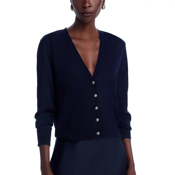 Roma V Neck Cardigan Sweater - Picture 1 of 7